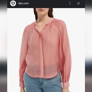 Scotch & Soda Shirt with Voluminous Sleeves Sz XL